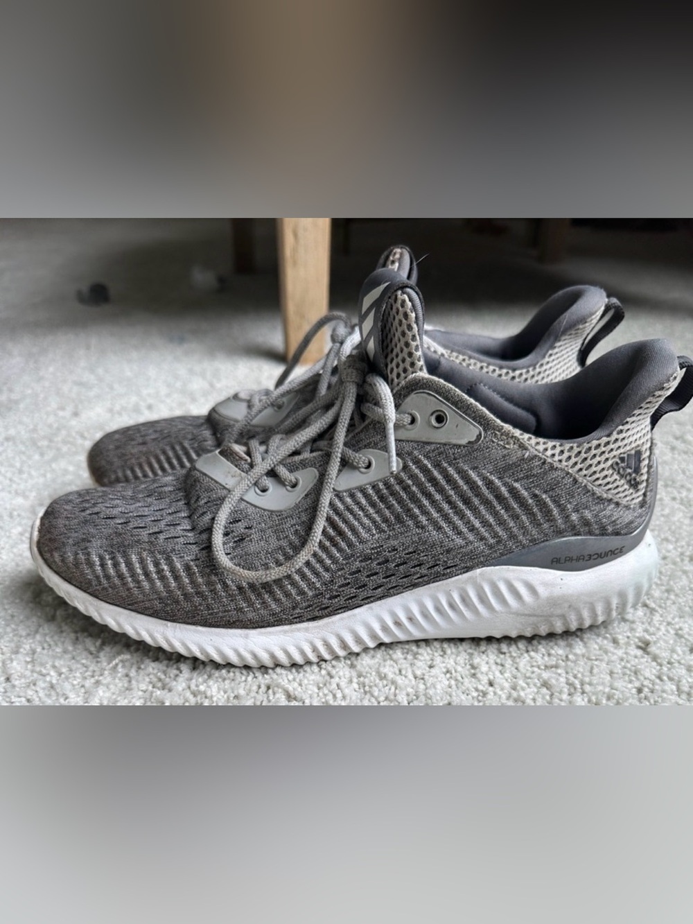Adidas Women’s Alphabounce EM Grey (BW1194) - Size 8.5